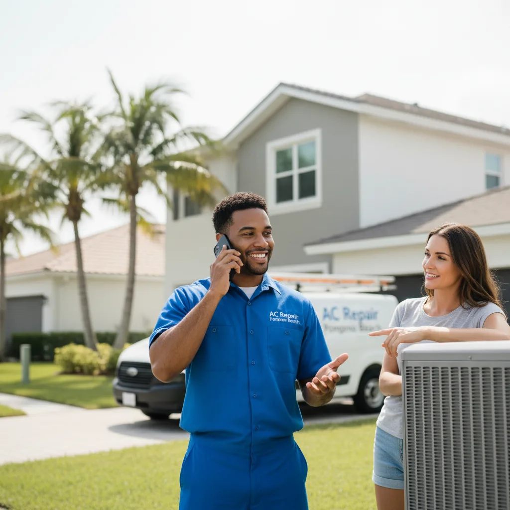 AC Repair Pompano Beach customer support in Barhamsville